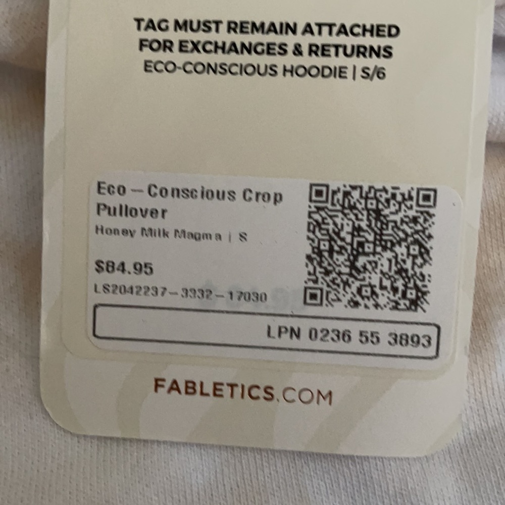 Fabletics cropped tye dye hoodie - Picture 6 of 6